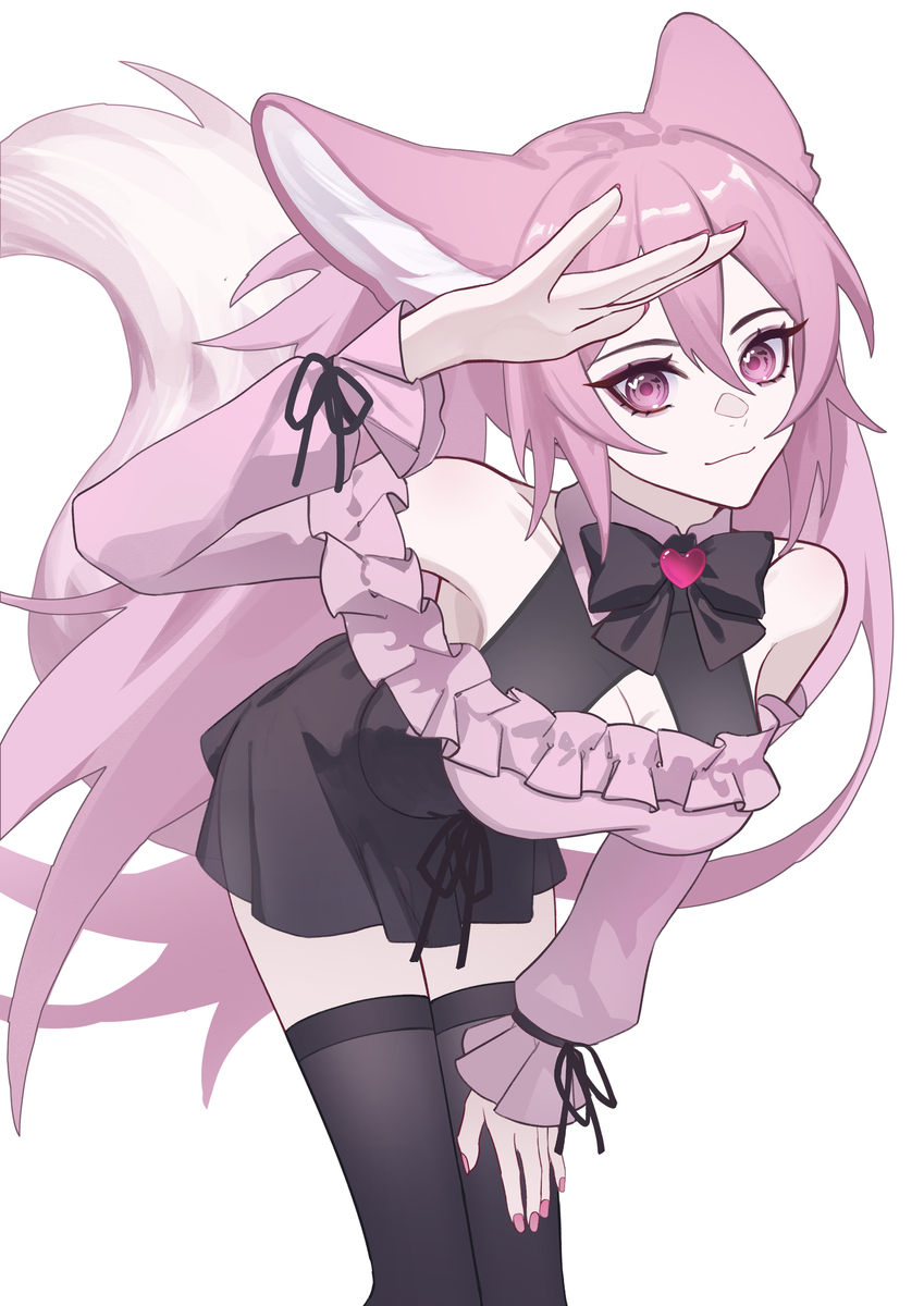 This is a pixiv picture whose title is 狐狐miku.