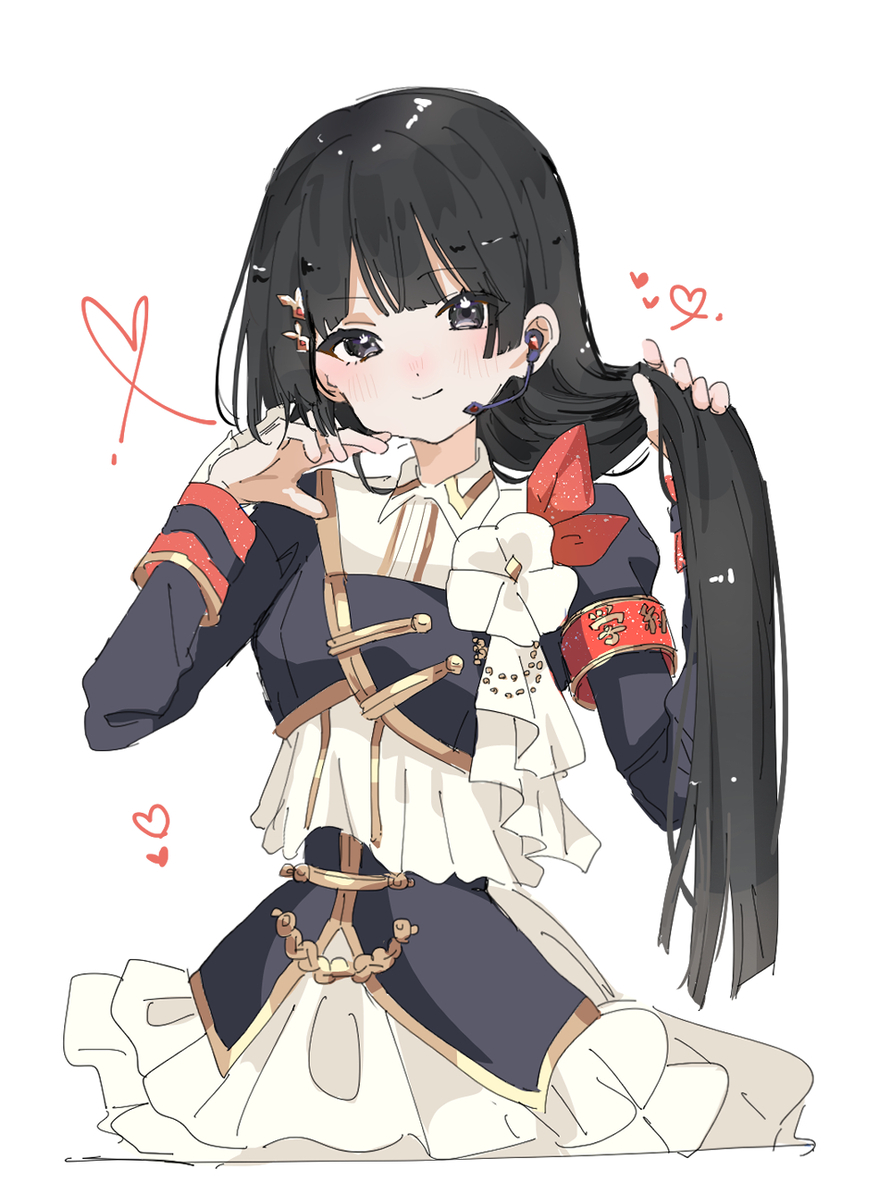 This is a pixiv picture whose title is 委員長.