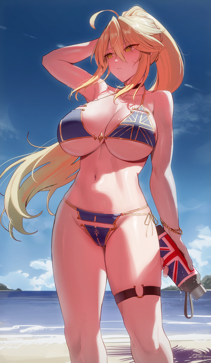 This is a pixiv picture whose title is Artoria👑.