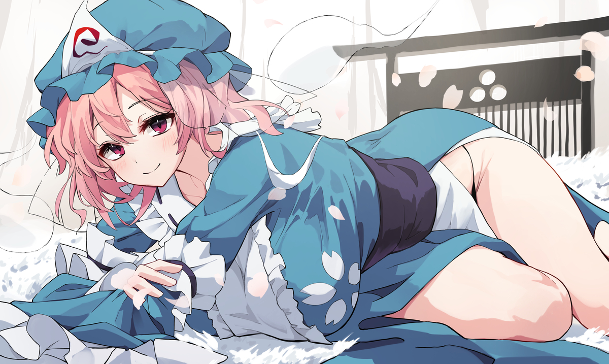 This is a pixiv picture whose title is 魅惑の亡霊少女.