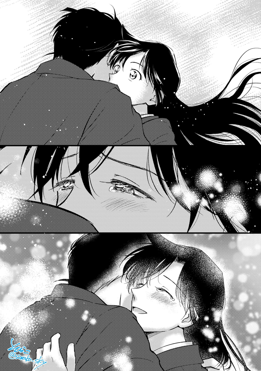 This is a pixiv picture whose title is おかえり、新一.