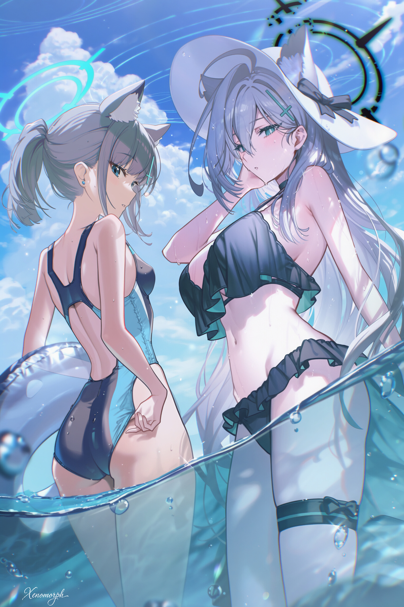 This is a pixiv picture whose title is 砂狼シロコ生誕祭.