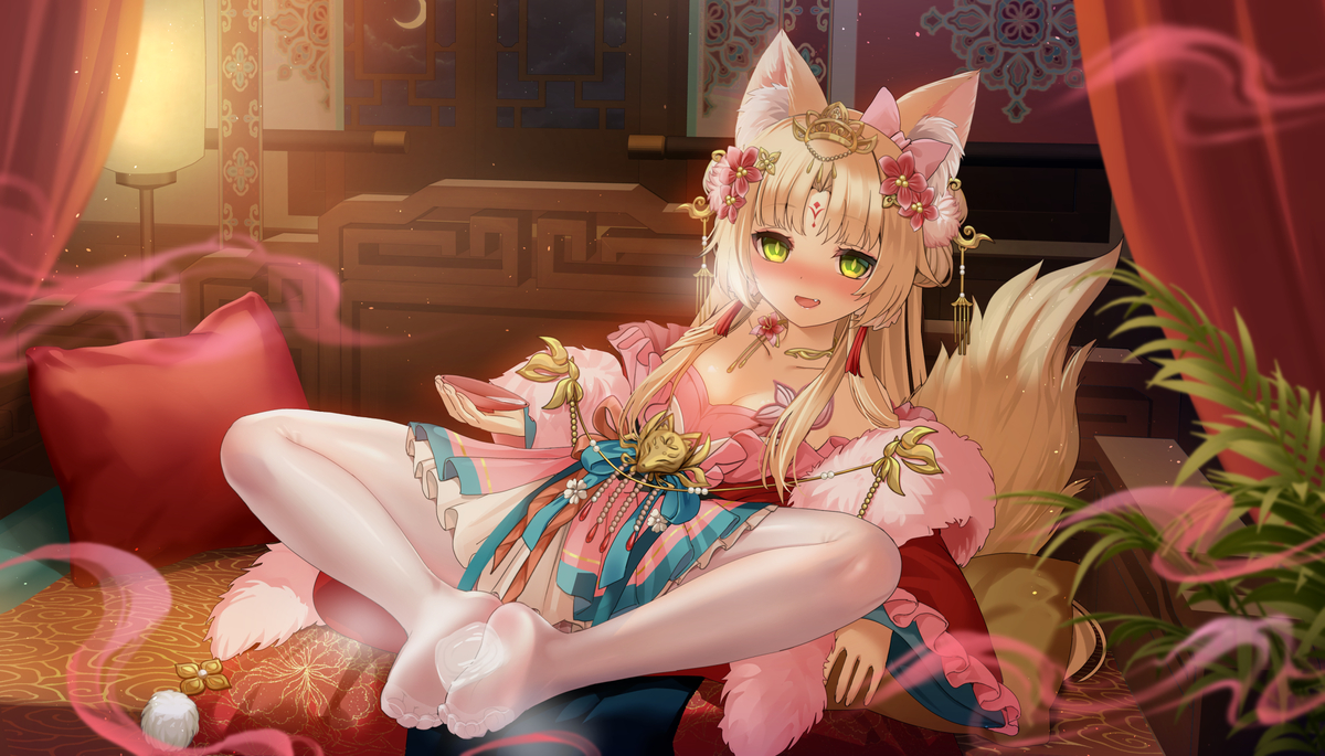 This is a pixiv picture whose title is 摩耶元宵节服装~.