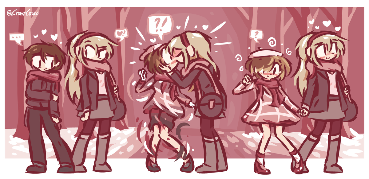 This is a pixiv picture whose title is Warm Regards! (Winter TG).