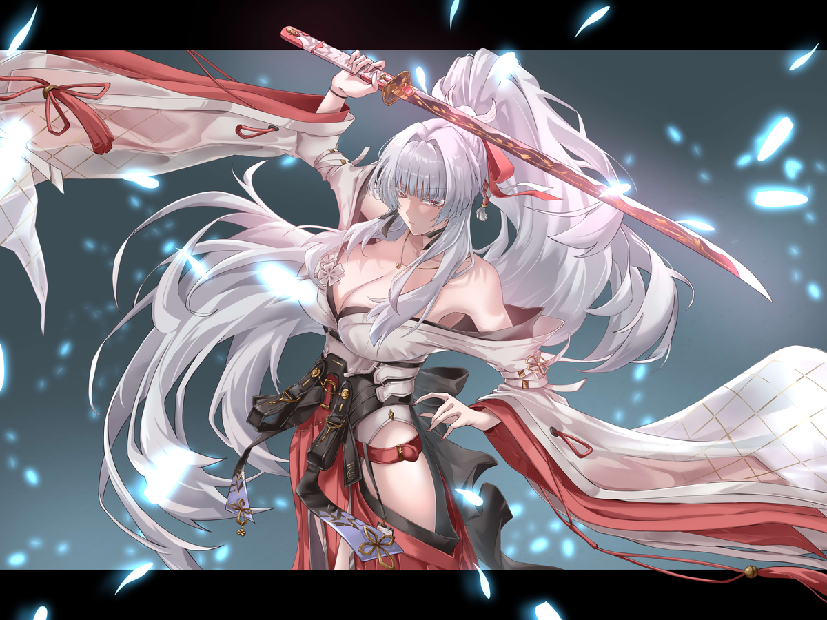 This is a pixiv picture whose title is WUWA 緋雪 HIYUKI.