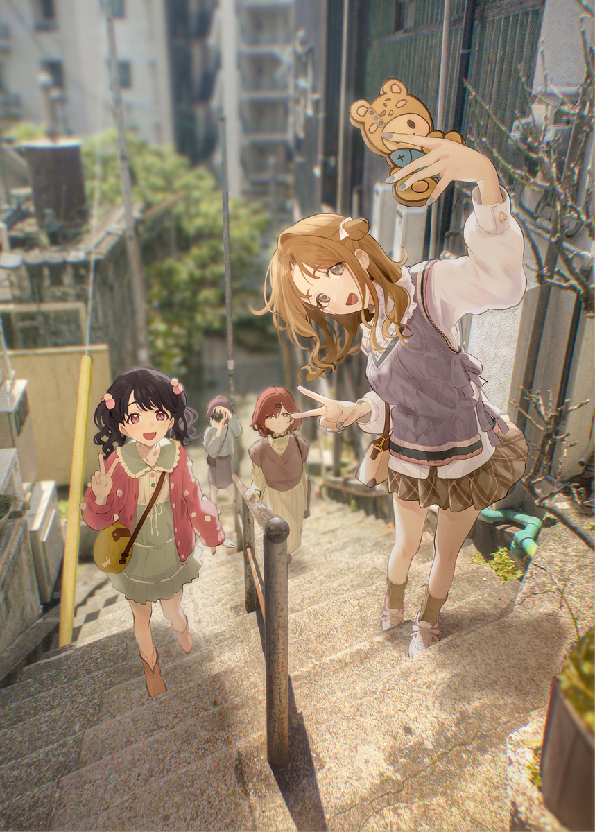 This is a pixiv picture whose title is 偶像実在性ノクチル.