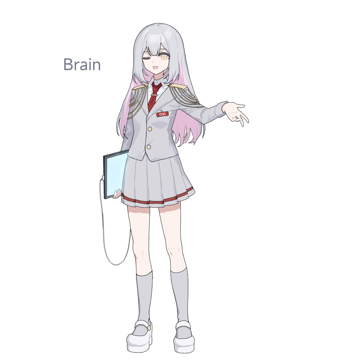 This is a pixiv picture whose title is brain.