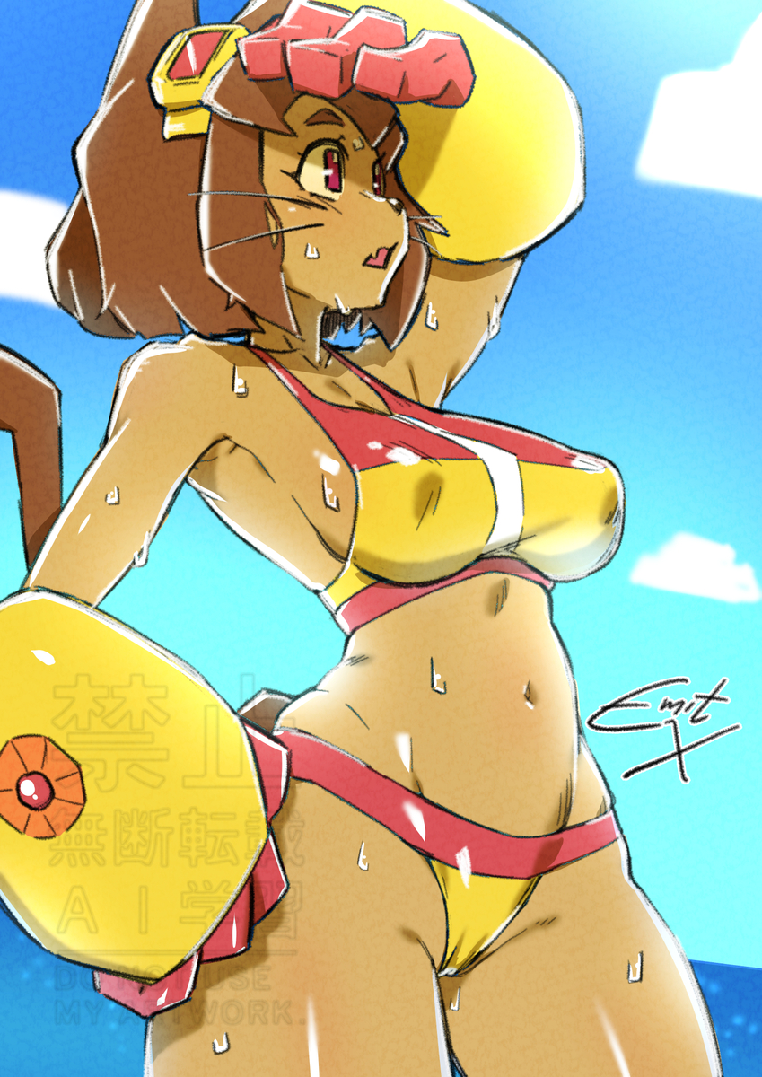 This is a pixiv picture whose title is Swimsuit Kit.