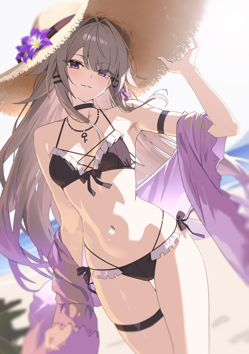 This is a pixiv picture whose title is Herta.