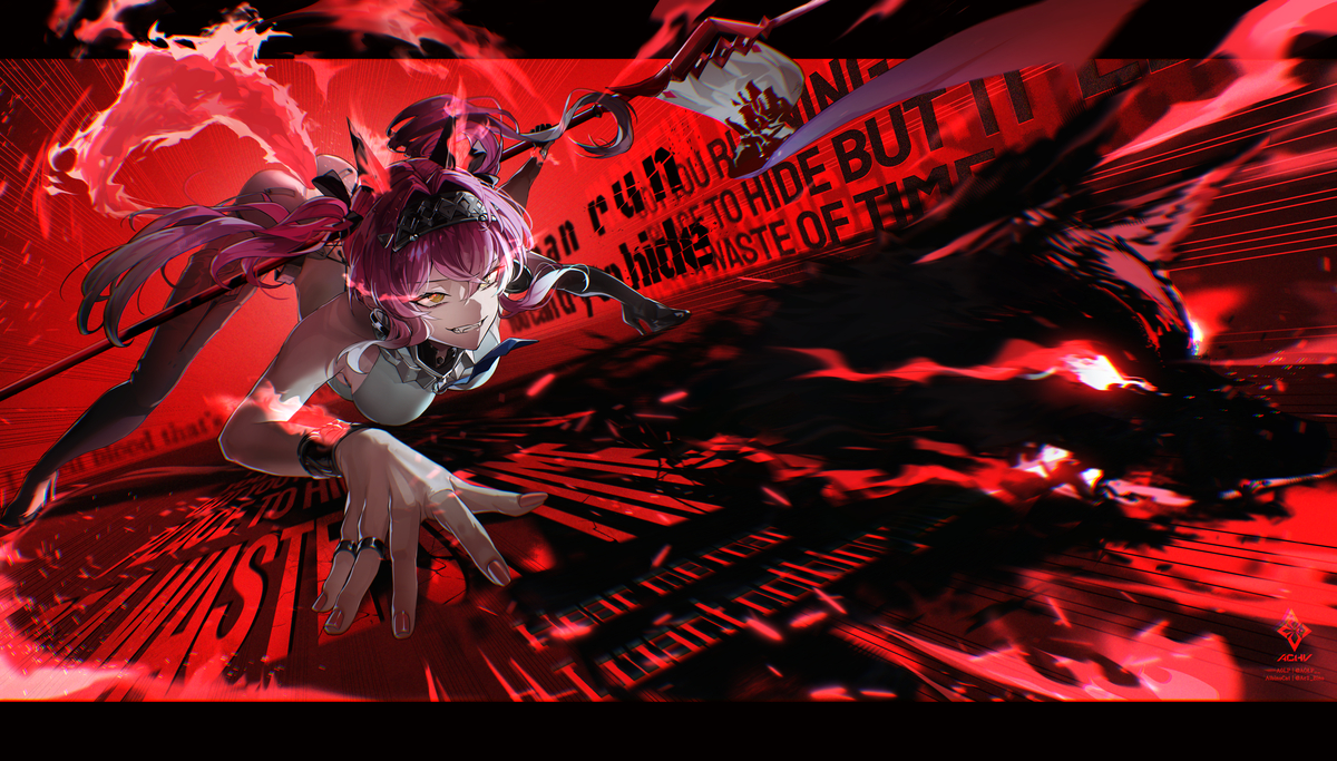 This is a pixiv picture whose title is Running For Your Life.