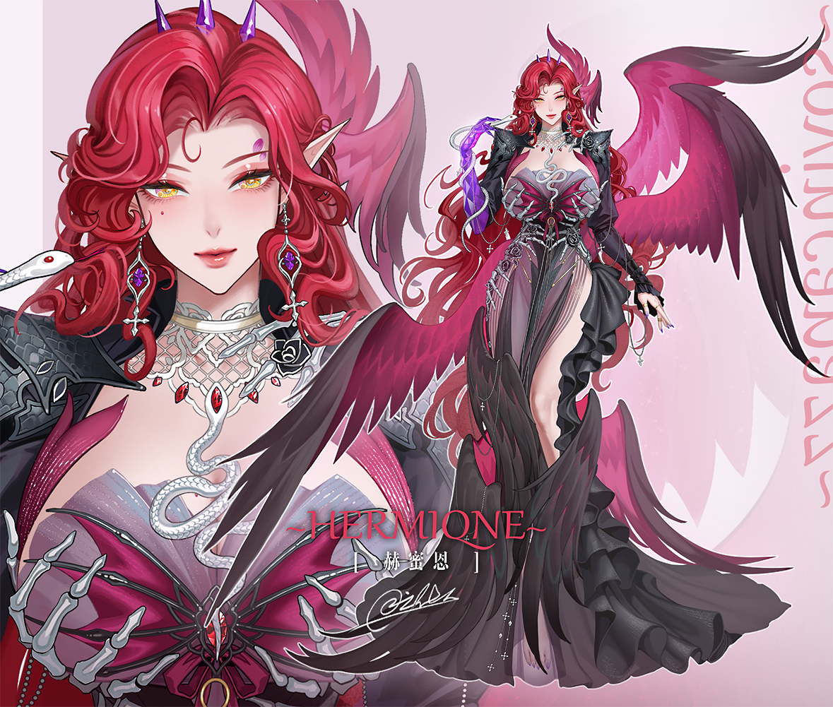 This is a pixiv picture whose title is 【赫蜜恩Hermione】.