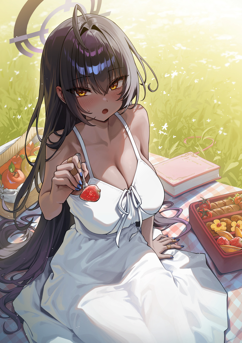 This is a pixiv picture whose title is ピクニックカリン.