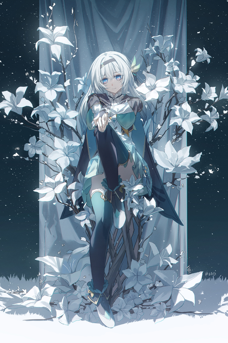 This is a pixiv picture whose title is 流萤.
