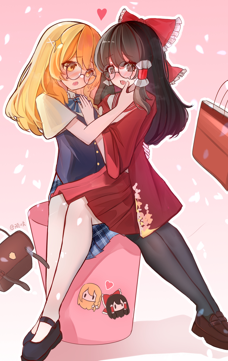 This is a pixiv picture whose title is 她们是拉拉队吗？.