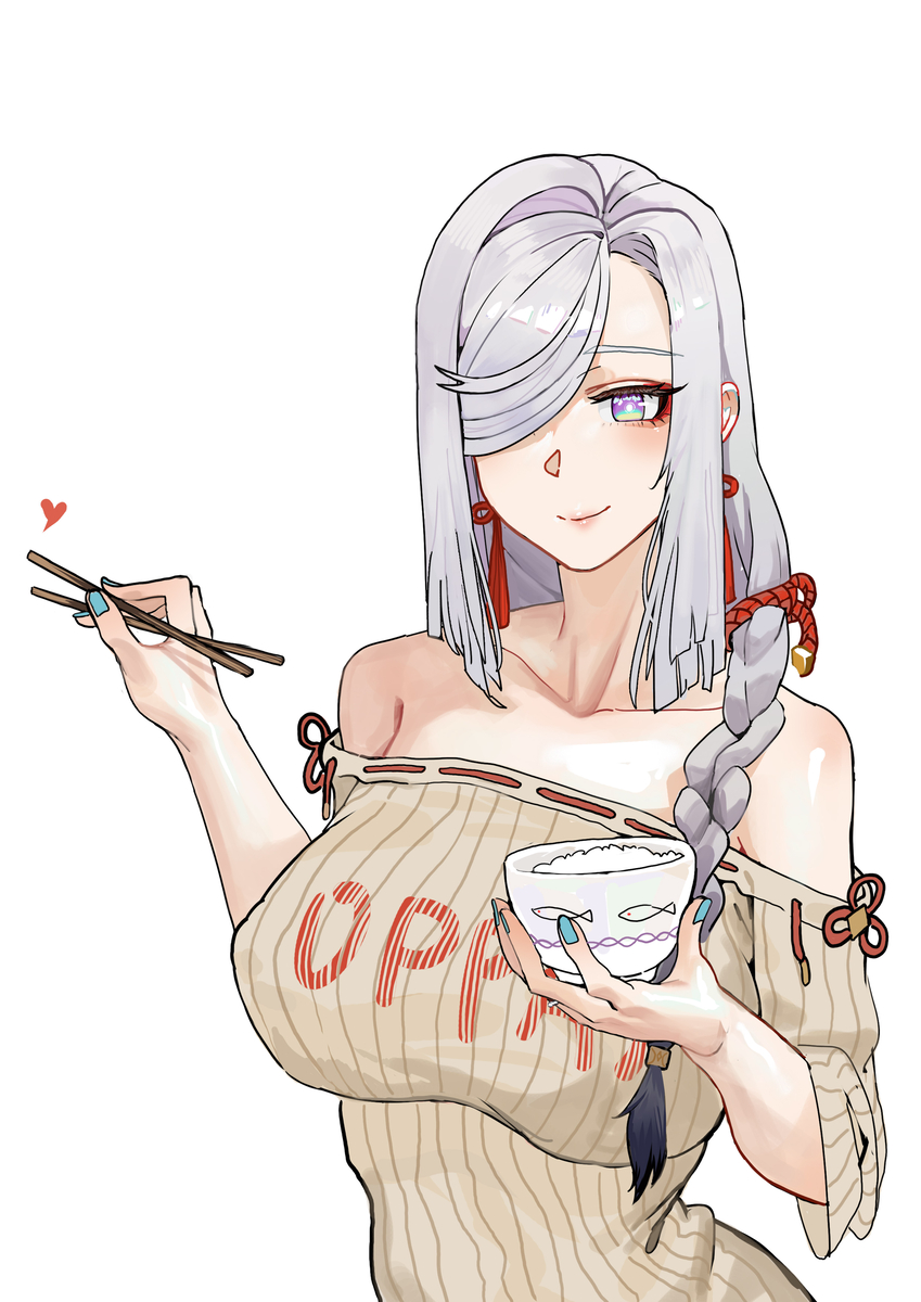 This is a pixiv picture whose title is 吃饭了~.