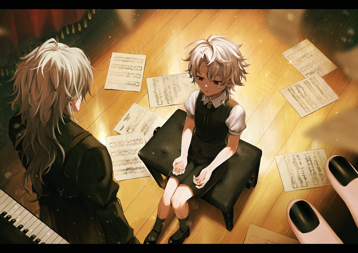 This is a pixiv picture whose title is 忌まわしい希望.