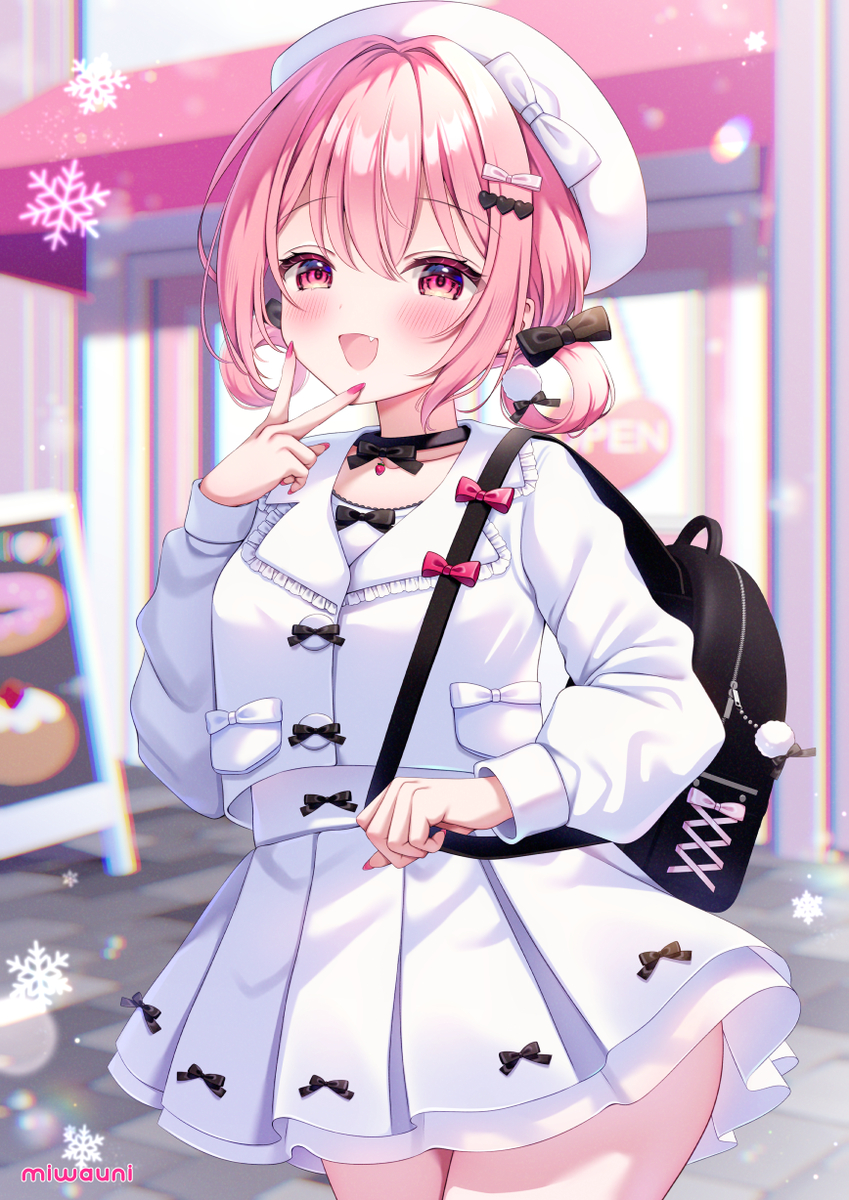 This is a pixiv picture whose title is 【お仕事】苺咲べりぃ様新衣装キービジュアル.