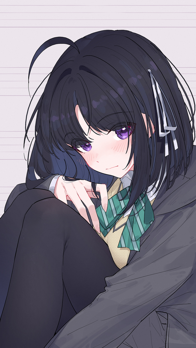 This is a pixiv picture whose title is day277 短发486🥰.