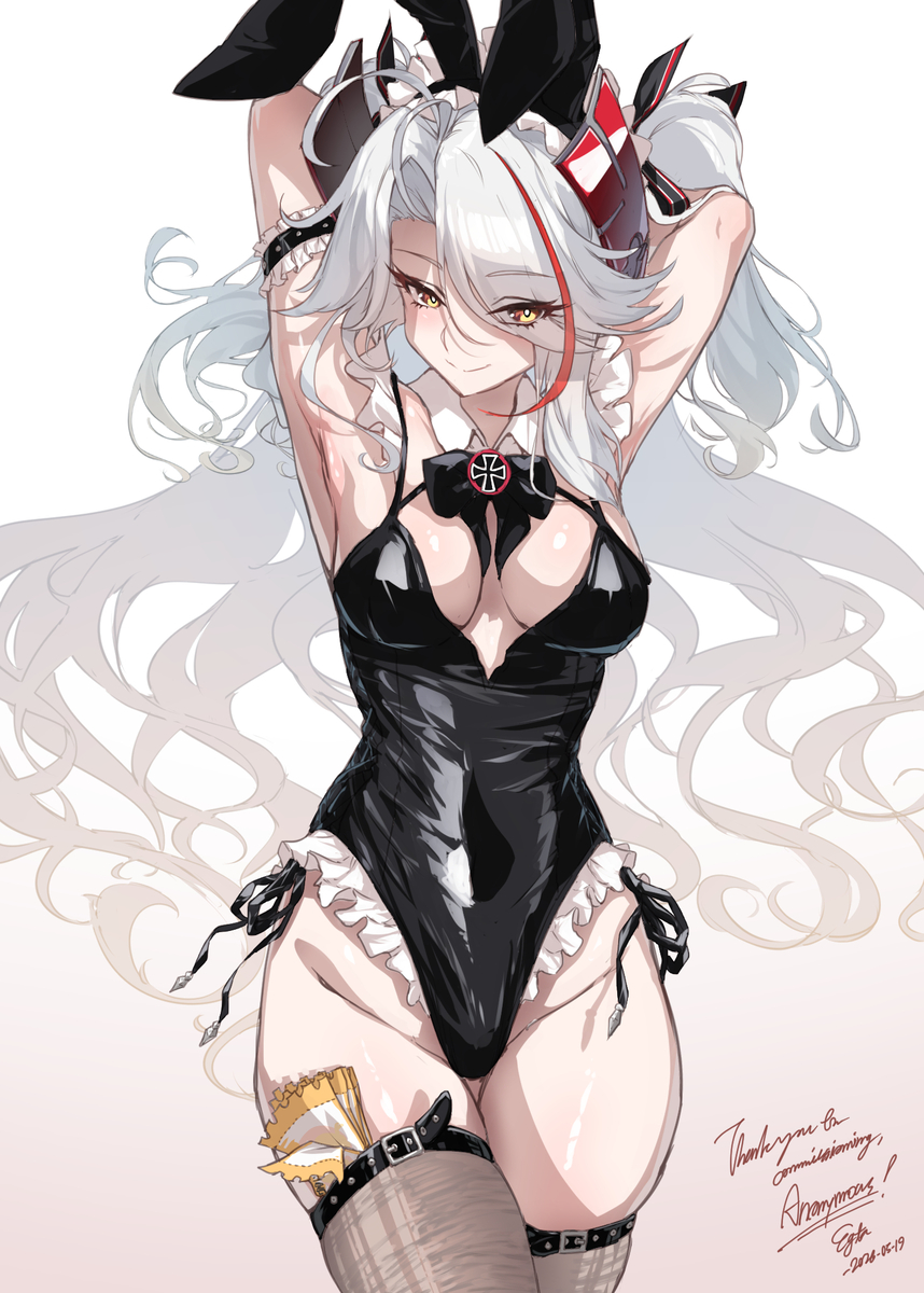 This is a pixiv picture whose title is (CM)プリンツ・オイゲン(ver. 懐かしい体形).