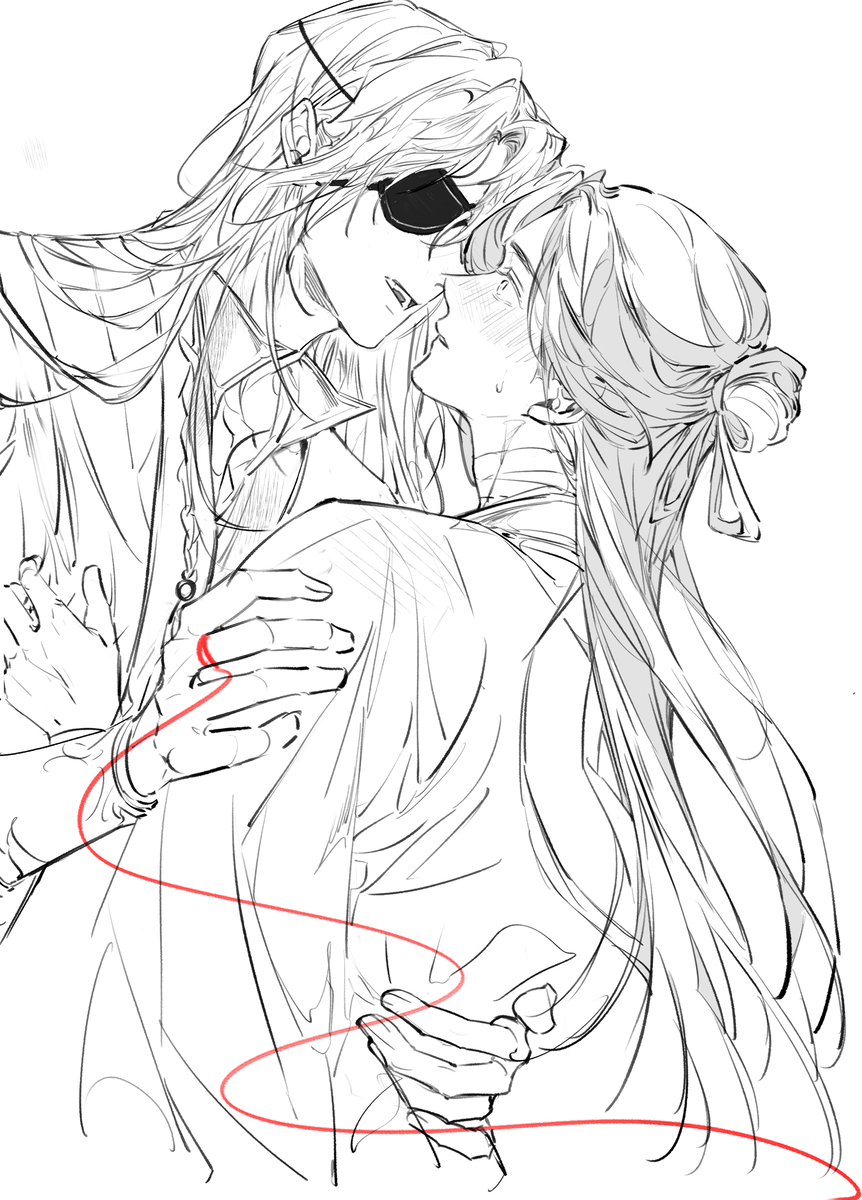 This is a pixiv picture whose title is 落書き.