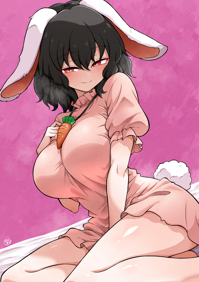 This is a pixiv picture whose title is でっかい因幡てゐ.