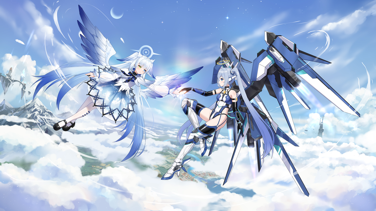 This is a pixiv picture whose title is 天空之舞.