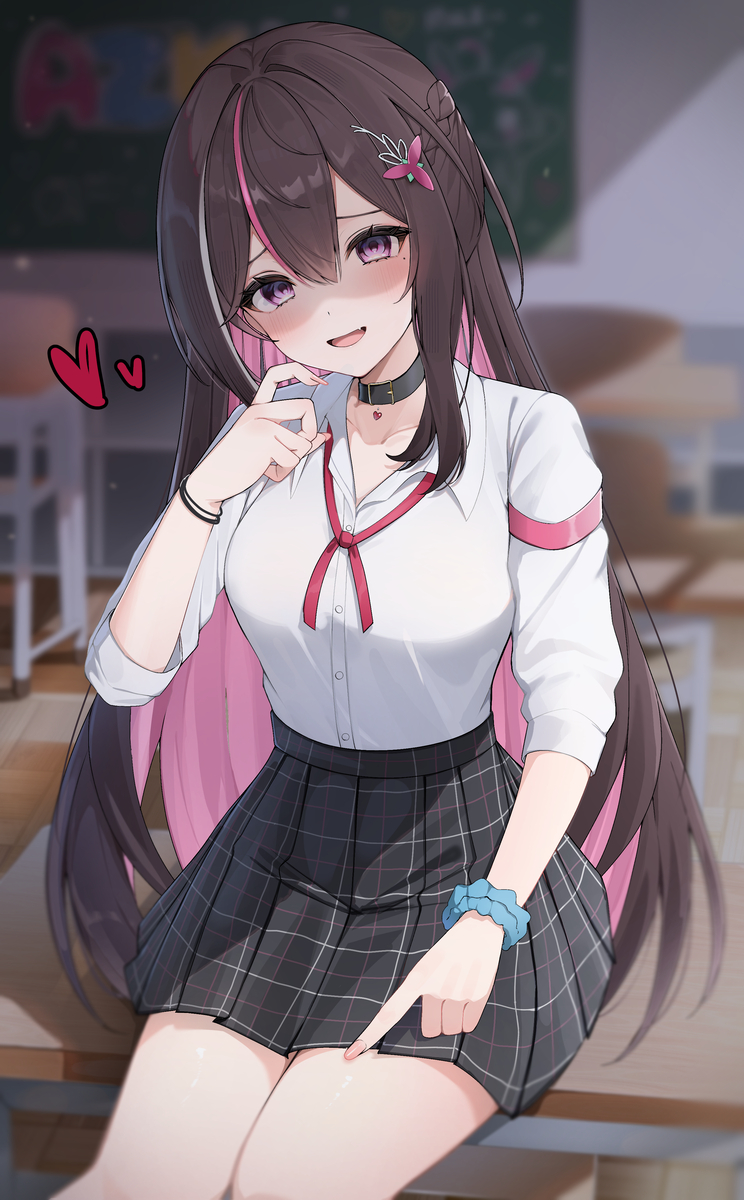 This is a pixiv picture whose title is あの…？AZKiさん…？？.