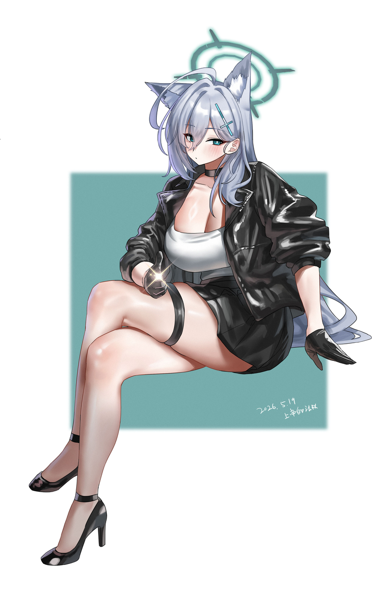 This is a pixiv picture whose title is 砂狼 シロコ＊テラー.
