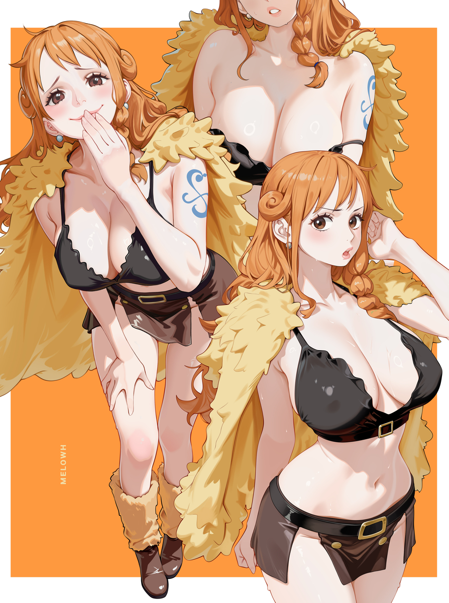 This is a pixiv picture whose title is Nami.