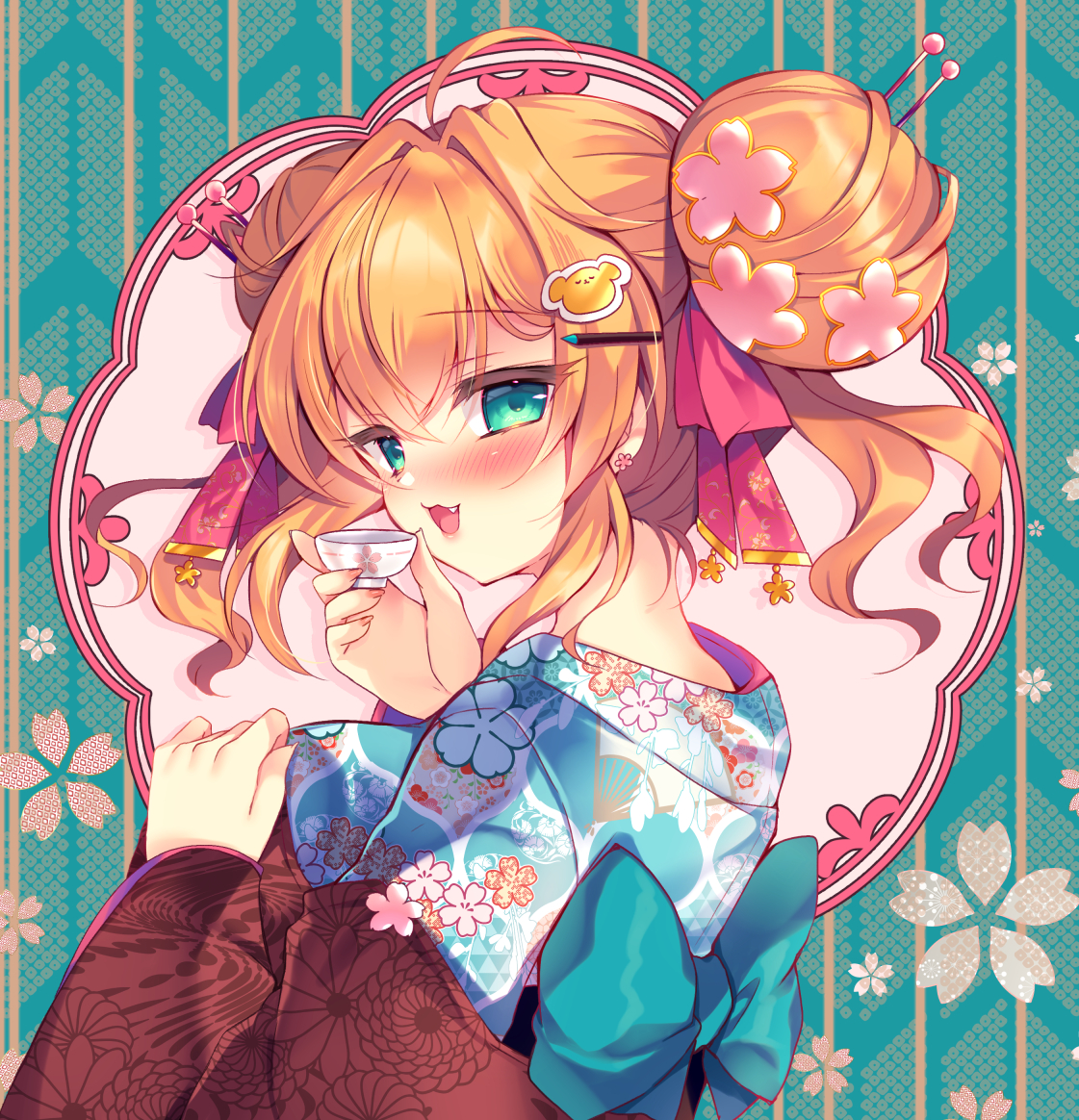 This is a pixiv picture whose title is 一緒に一杯どうですか…？.