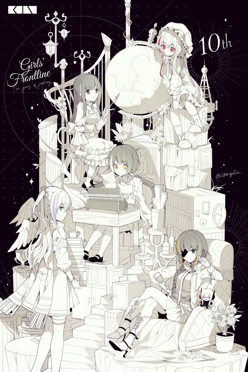 This is a pixiv picture whose title is GFL10th.