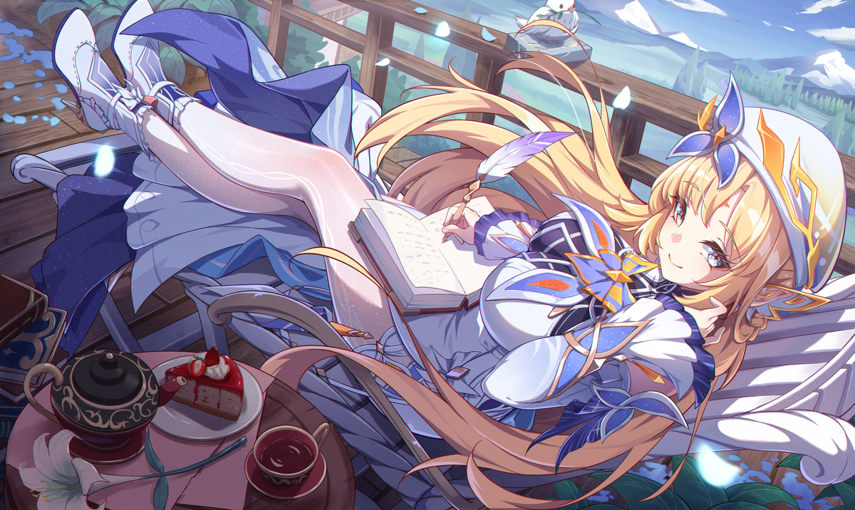 This is a pixiv picture whose title is 伟大魔女尼古拉可可.