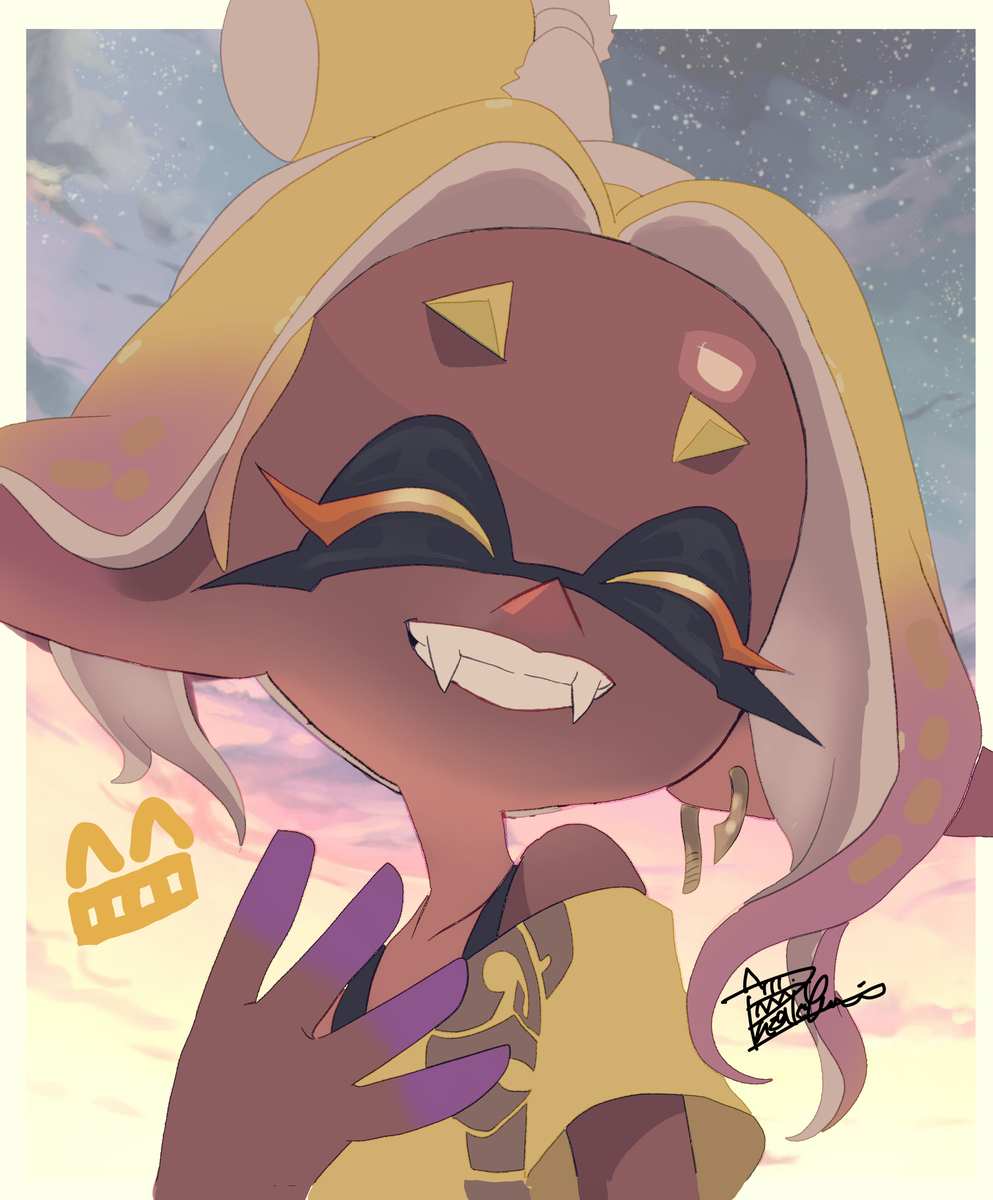 This is a pixiv picture whose title is 😁.