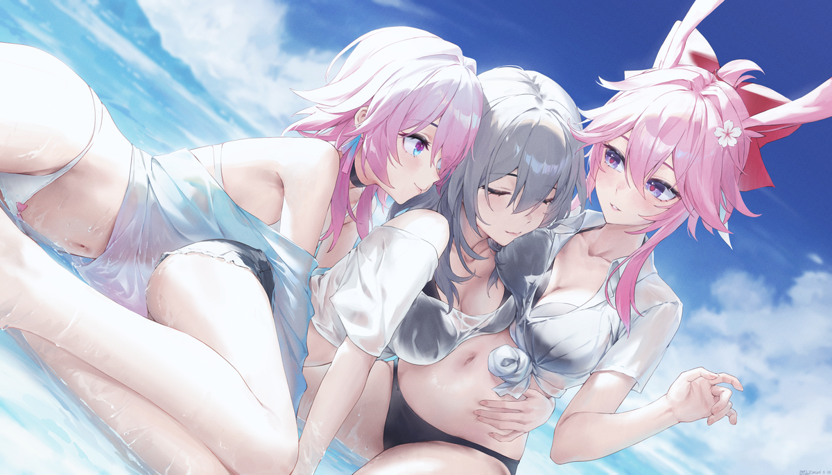 This is a pixiv picture whose title is :D.