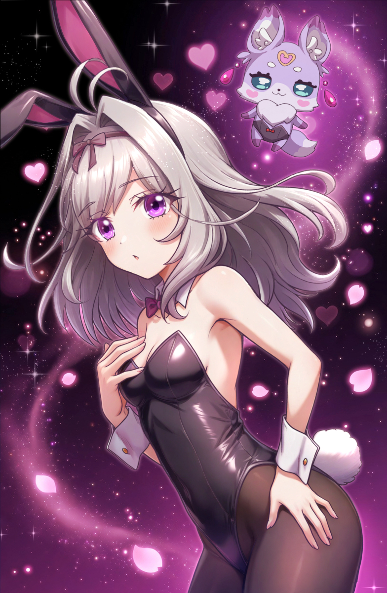 This is a pixiv picture whose title is ★ 星夜のバニーラビット るるかちゃん.