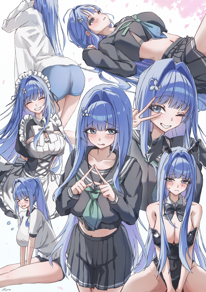 This is a pixiv picture whose title is どんな私が好きですか？.