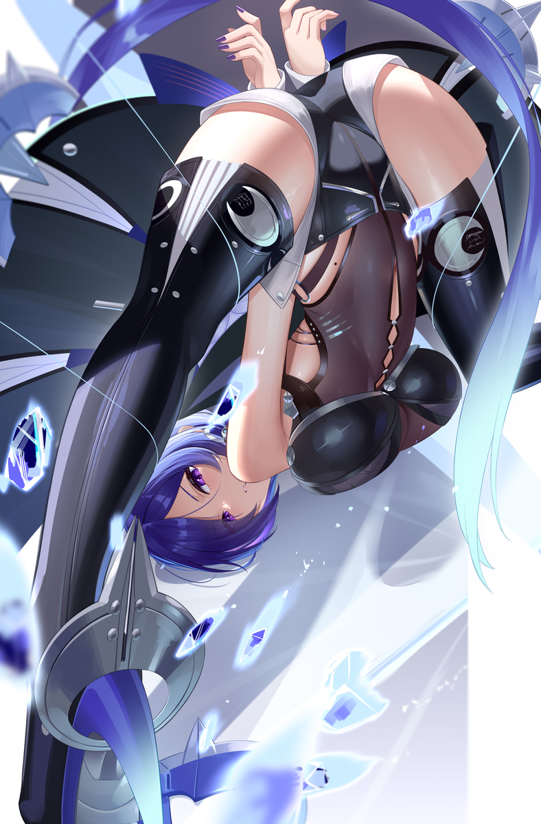 This is a pixiv picture whose title is 🌙.