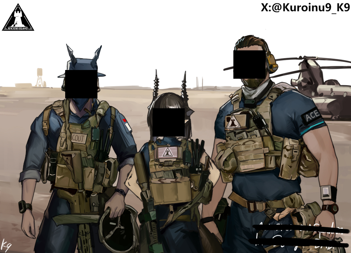 This is a pixiv picture whose title is 在萨尔贡空军基地.