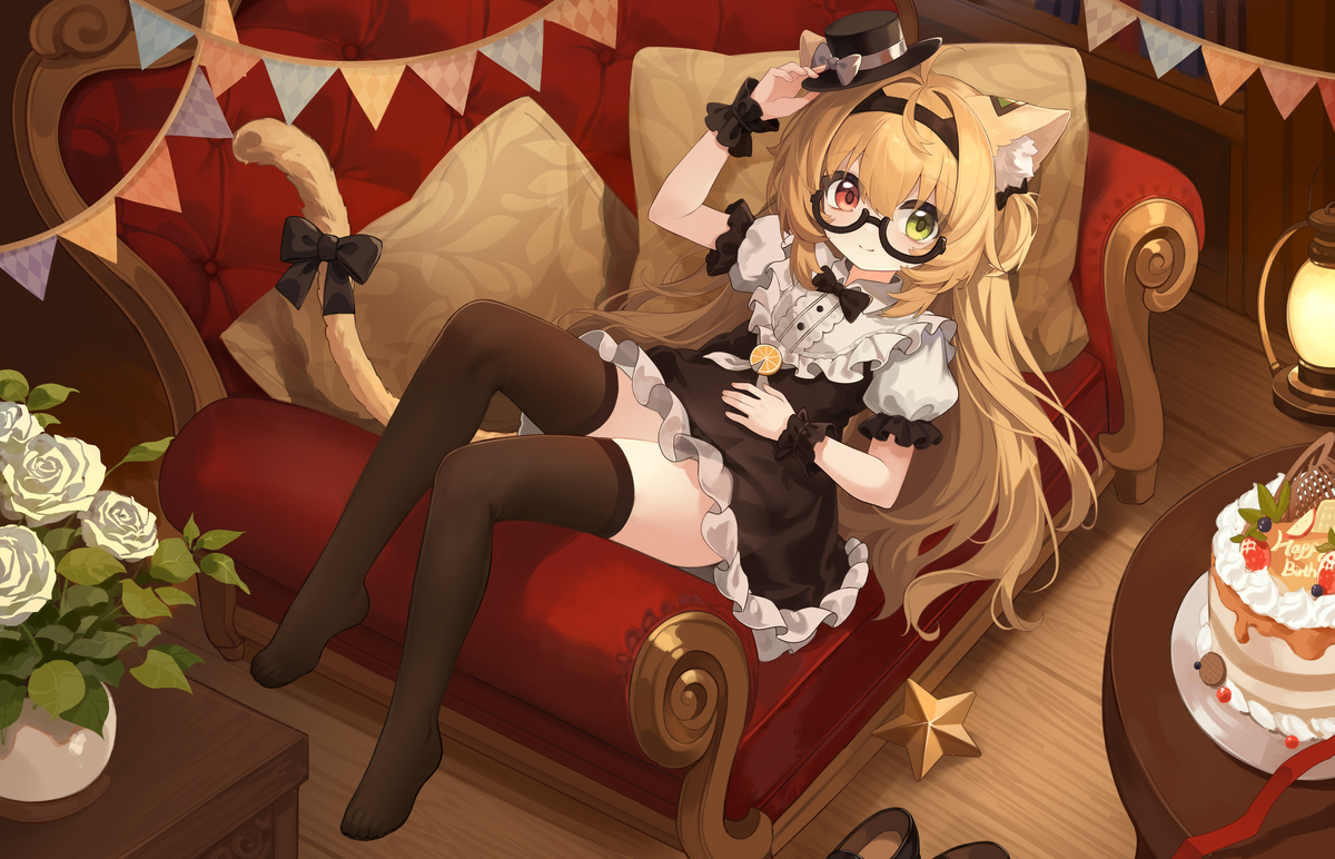 This is a pixiv picture whose title is 大橘生日快乐.