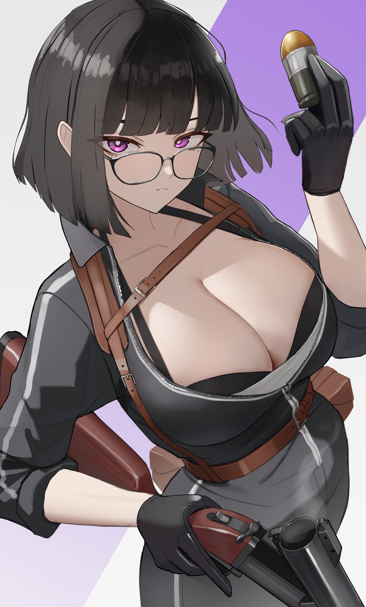 This is a pixiv picture whose title is Grenade launcher.