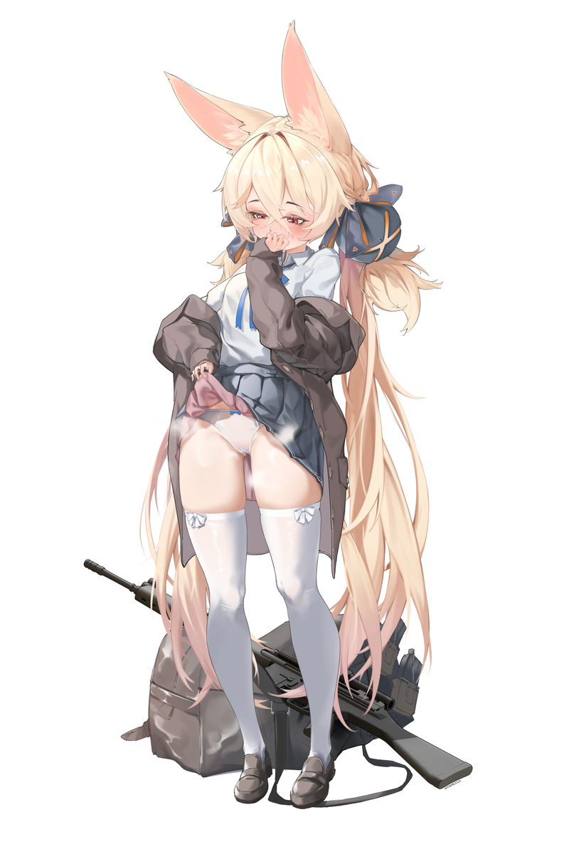 This is a pixiv picture whose title is G41 学生制服.