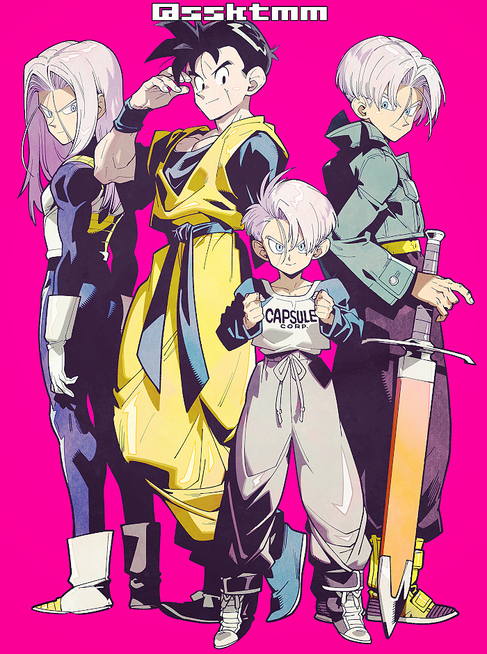 This is a pixiv picture whose title is DB16/飯トラ.