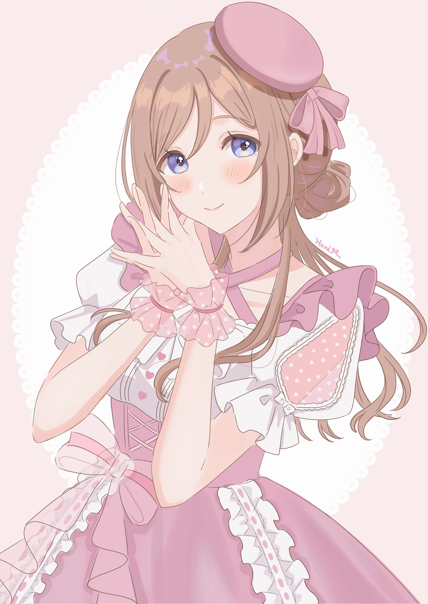 This is a pixiv picture whose title is 🎀.