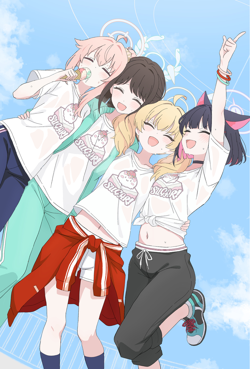 This is a pixiv picture whose title is 今週の放課後スイーツ部.