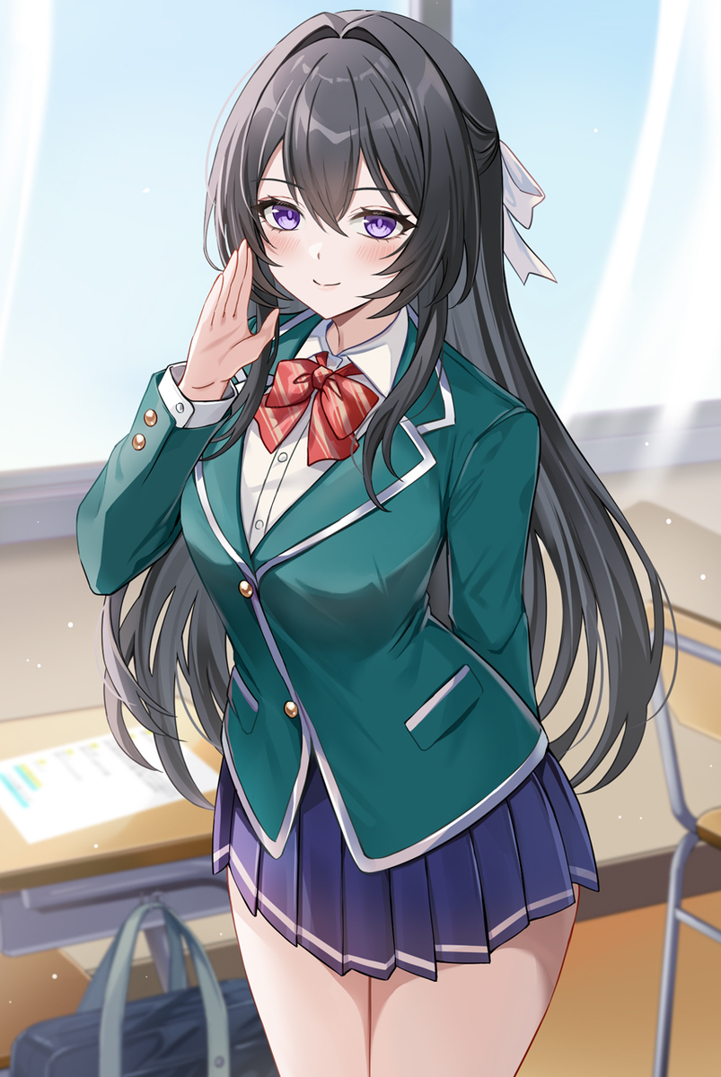 This is a pixiv picture whose title is 校内ラジオで恋愛相談.