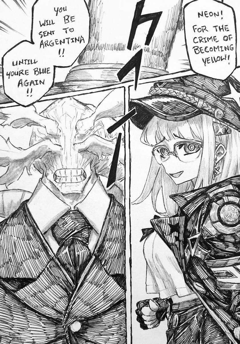 This is a pixiv picture whose title is Verdict.