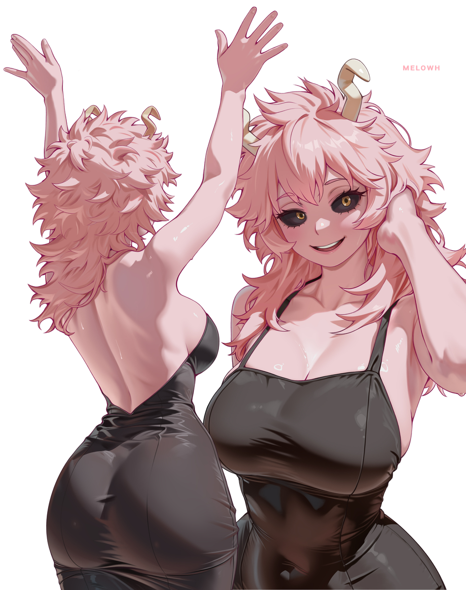 This is a pixiv picture whose title is Mina Ashido.