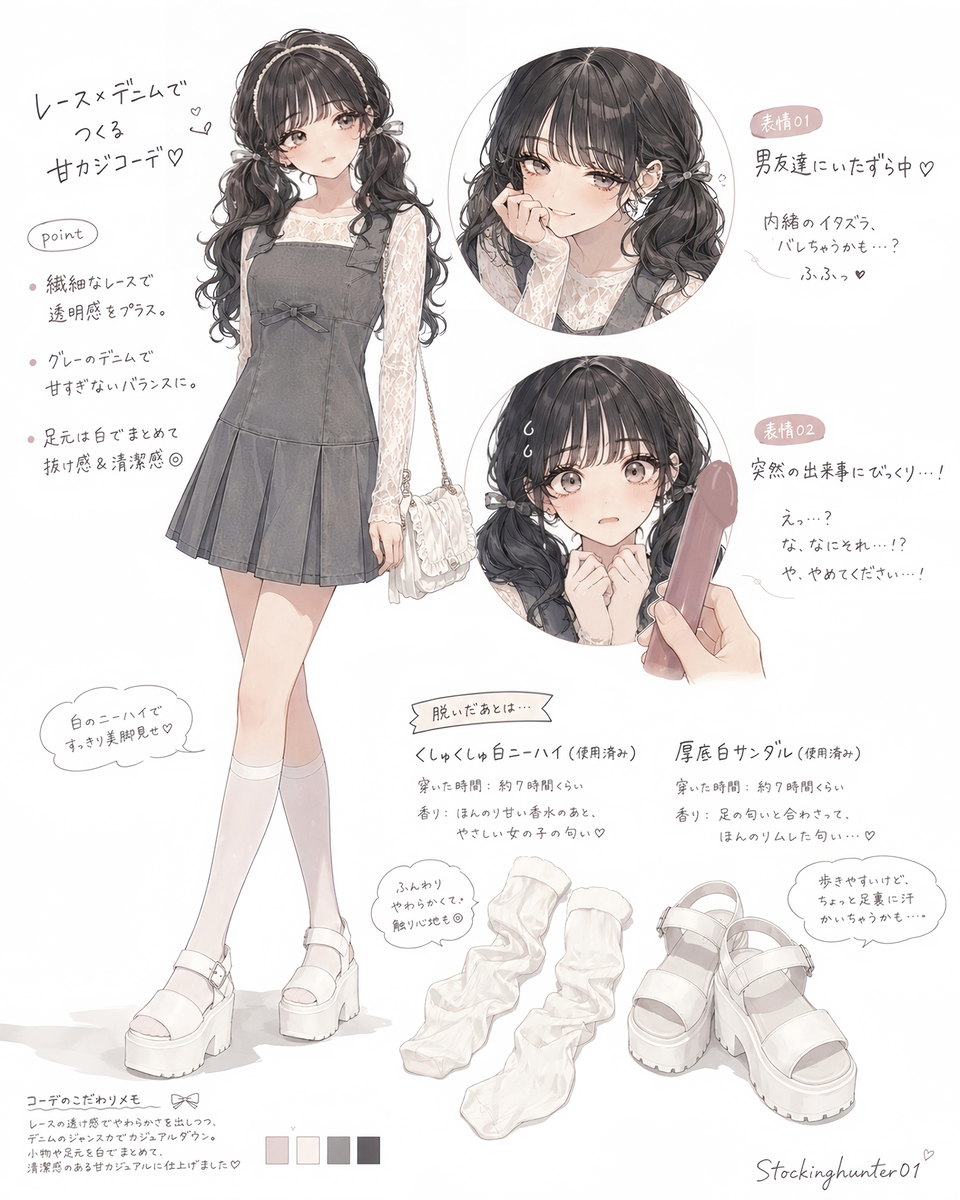 This is a pixiv picture whose title is 透明感たっぷりの春夏ガーリーコーデ♡.