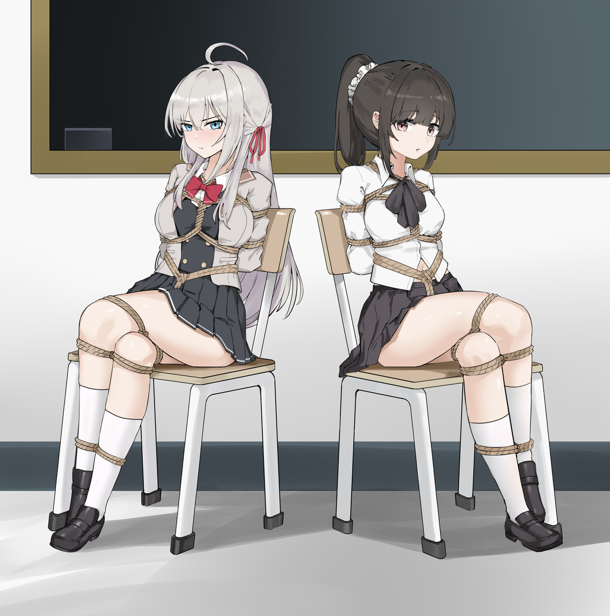 This is a pixiv picture whose title is request - 学术交流.