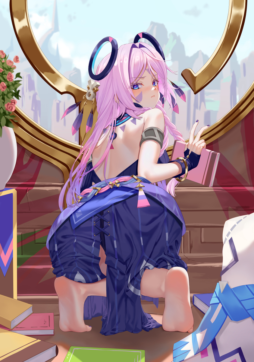 This is a pixiv picture whose title is 原神  茜特菈莉.